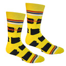 Pennsylvania Shapes in Yellow and Black Men's Socks-2