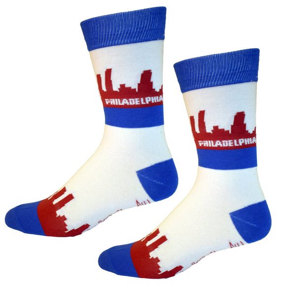 Philadelphia Skyline Mens Socks