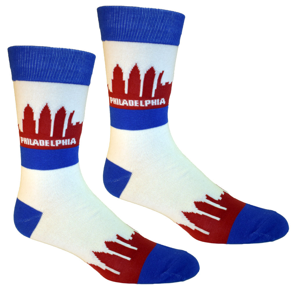 Philadelphia Skyline Mens Socks