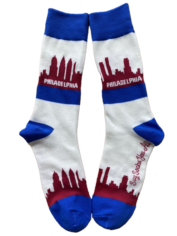 Philadelphia Skyline Mens Socks