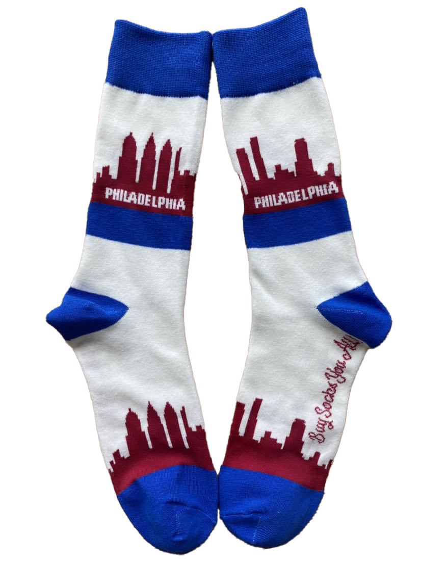 Philadelphia Skyline Mens Socks