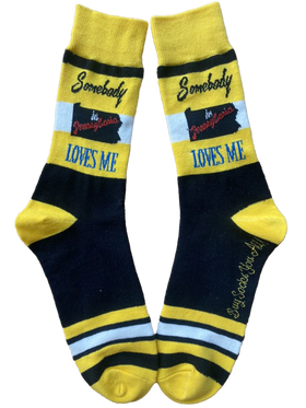 Somebody in Pennsylvania Loves Me Men's Socks