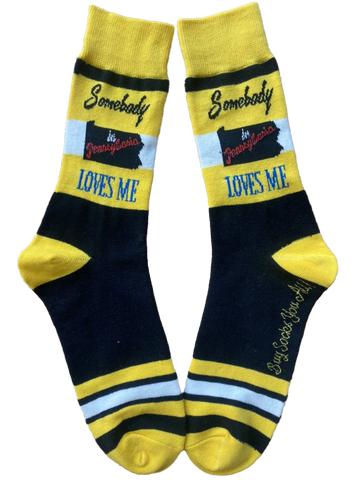 Somebody in Pennsylvania Loves Me Men's Socks