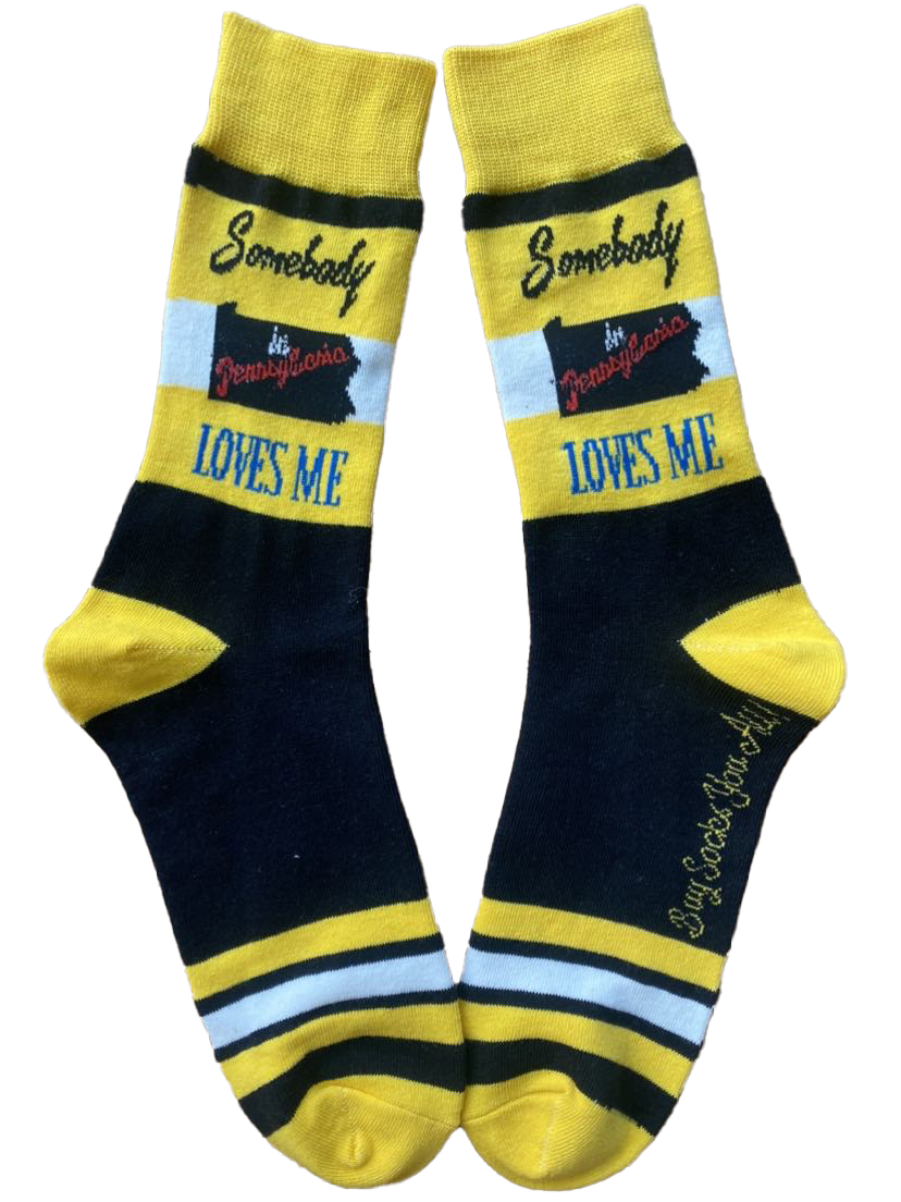 Somebody in Pennsylvania Loves Me Men's Socks