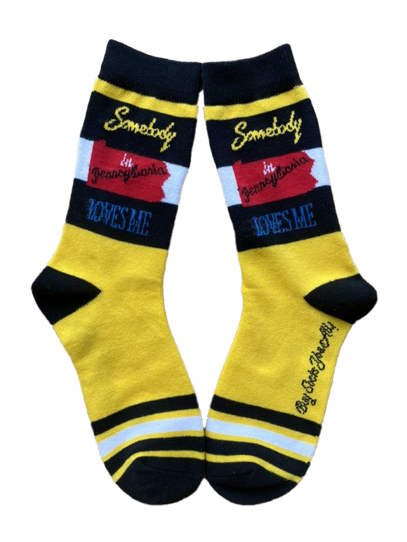 Somebody in Pennsylvania Loves Me Women's Socks