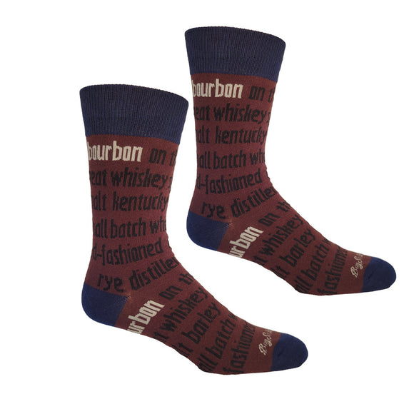Bourbon Words Mens Socks