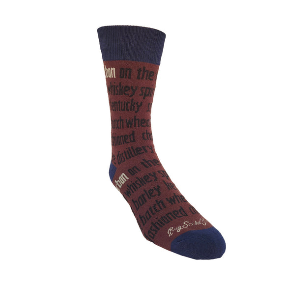 Bourbon Words Mens Socks