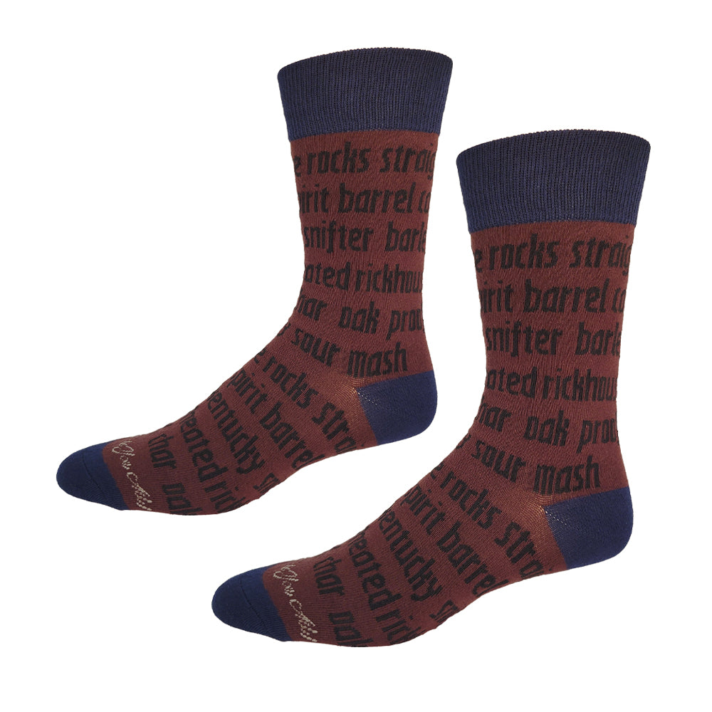 Bourbon Words Mens Socks