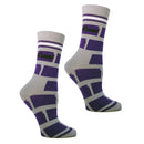 Kansas State Shapes in Purple and Grey Womens Socks-2