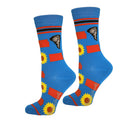 Kansas State Shapes Tornadoes and Sunflowers Womens Socks-4