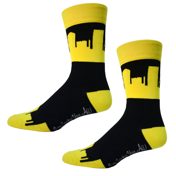 Wichita City Skyline Mens Socks