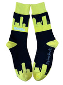 Wichita City Skyline Mens Socks-1
