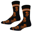 New Jersey Shapes in Black and Tiger Stripes Mens Socks-3