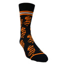 New Jersey Shapes in Black and Tiger Stripes Mens Socks-4
