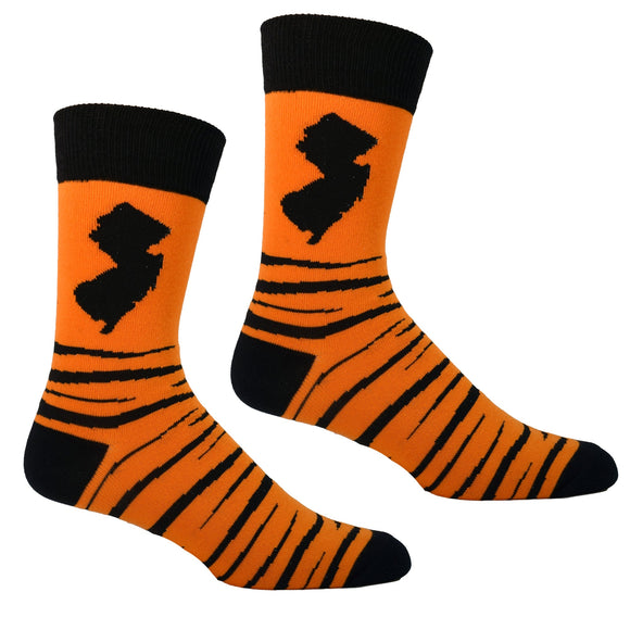 New Jersey Tiger Stripes Mens Socks