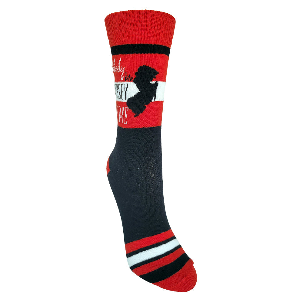 Somebody in New Jersey Loves Me Womens Socks