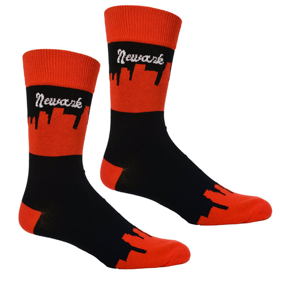 Newark City Skyline Mens Socks