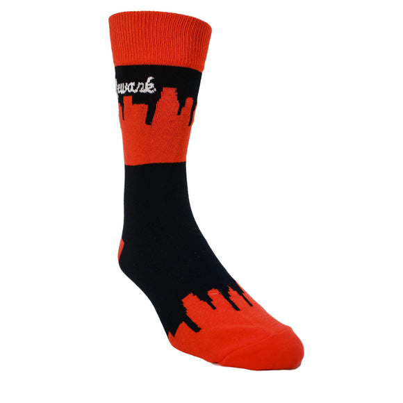 Newark City Skyline Mens Socks