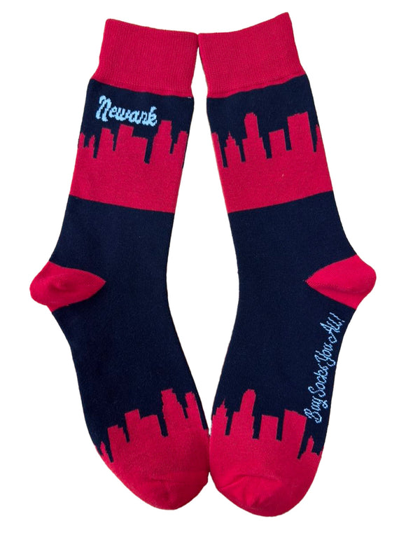 Newark City Skyline Mens Socks