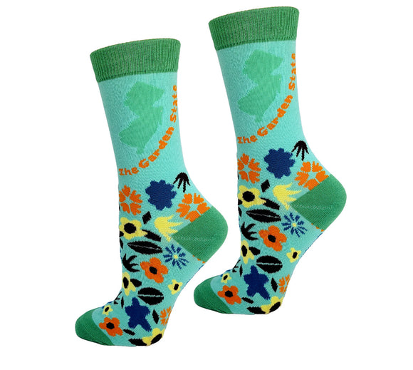 New Jersey The Garden State Womens Socks
