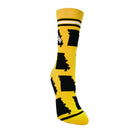 Missouri State Shapes in Black and Yellow Womens Socks-4