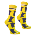 Minnesota Shapes in Purple and Gold Womens Socks-2