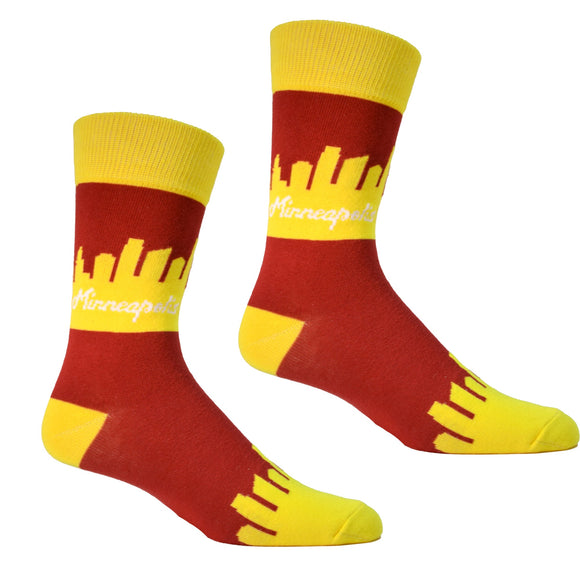 Minneapolis Skyline Mens Socks