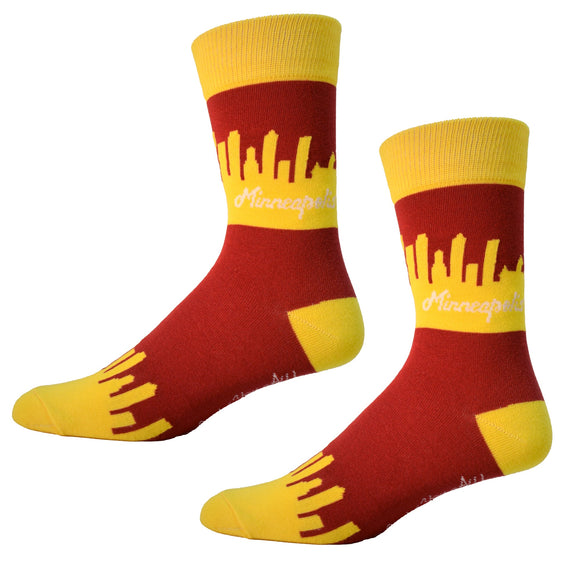 Minneapolis Skyline Mens Socks