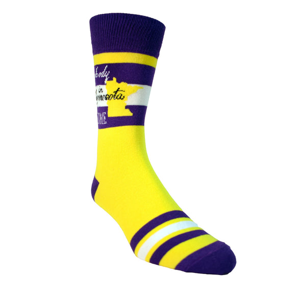 Somebody in Minnesota Loves Me Mens Socks