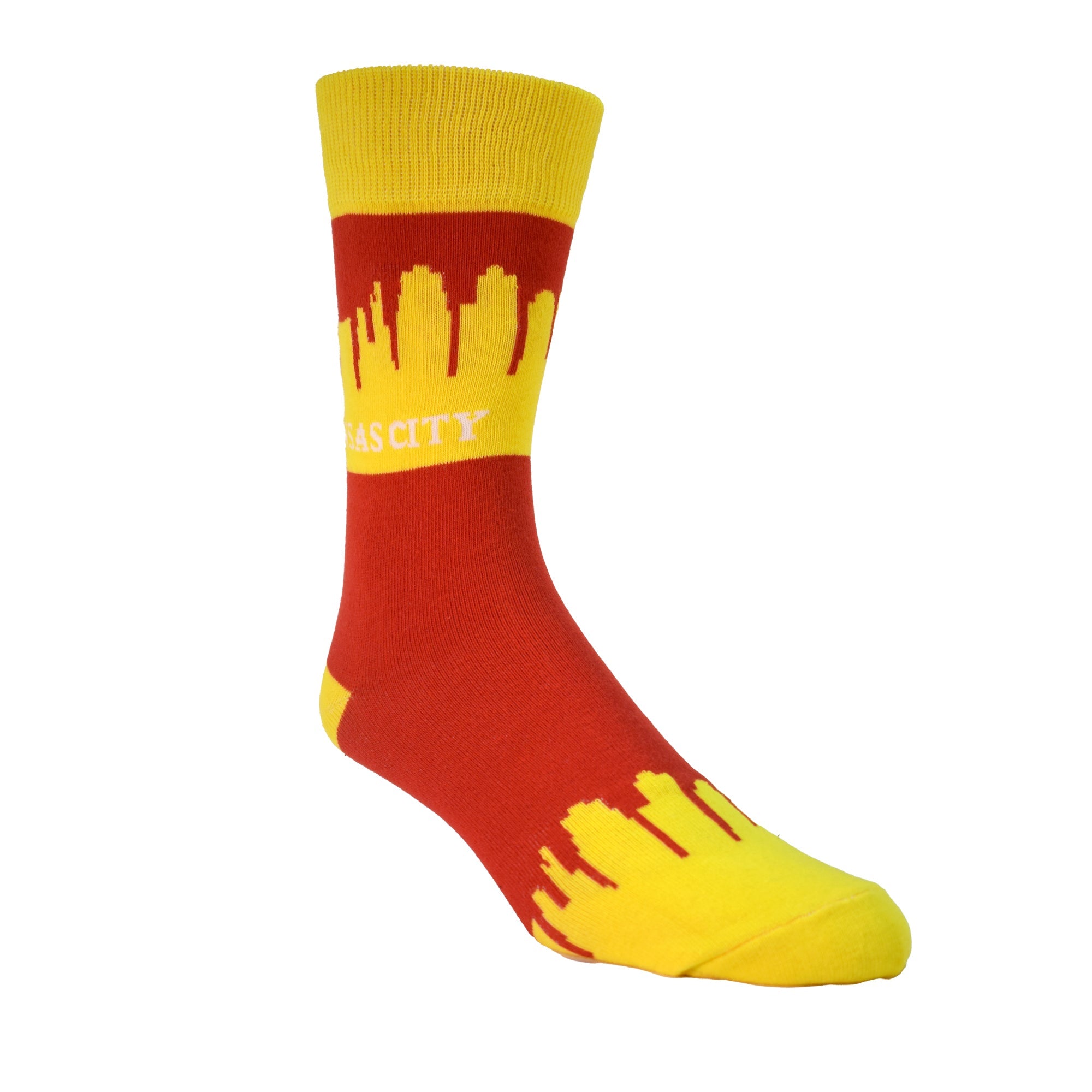 Kansas City Skyline Mens Socks