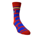 Kansas Shapes in Red and Blue Mens Socks-4