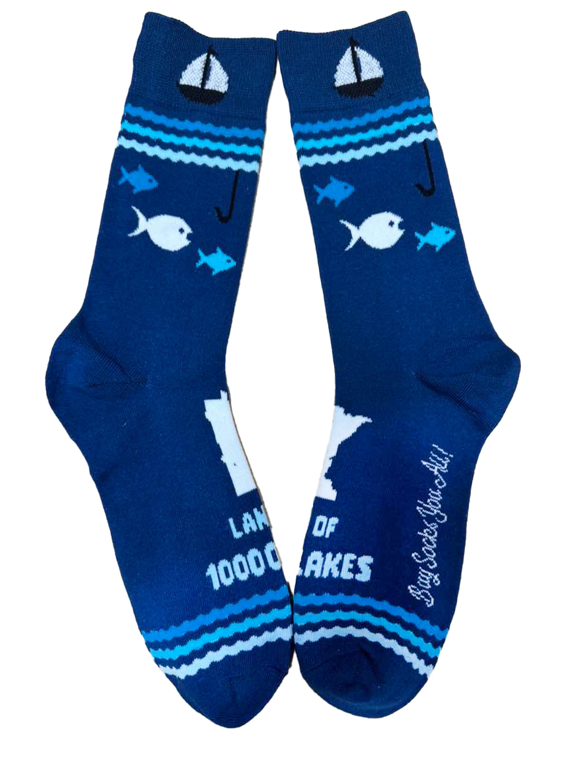 Minnesota Land of 10000 Lakes Mens Socks