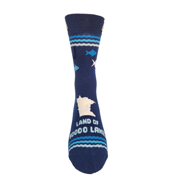 Minnesota Land of 10000 Lakes Mens Socks