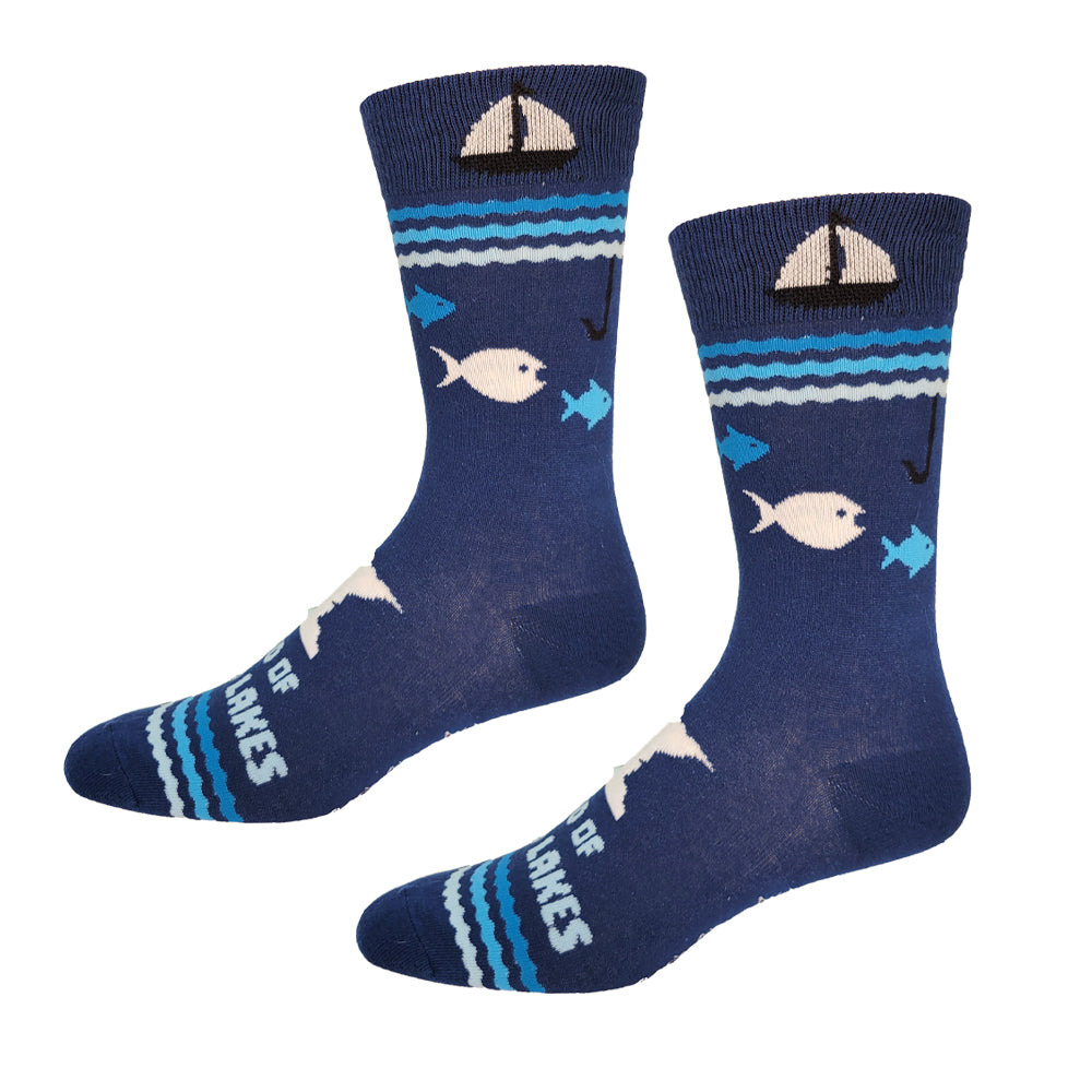 Minnesota Land of 10000 Lakes Mens Socks
