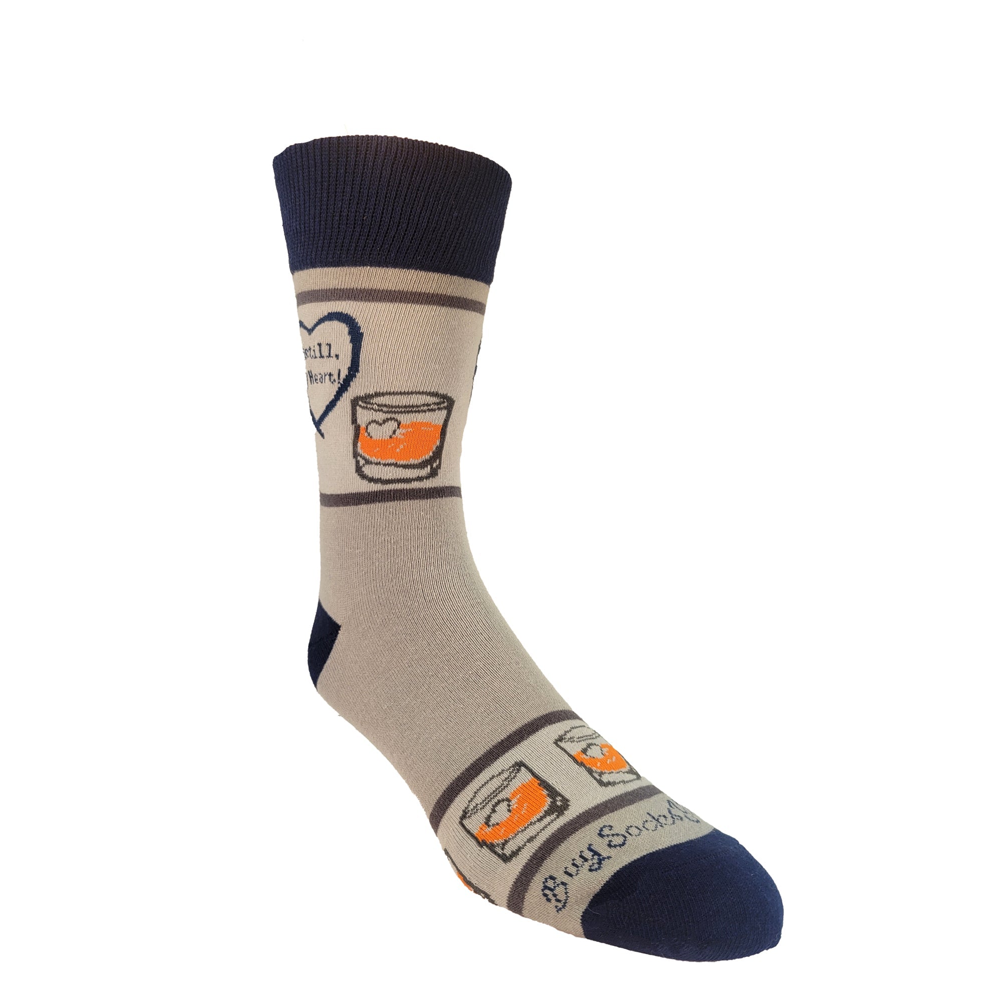 Distill My Heart Mens Socks