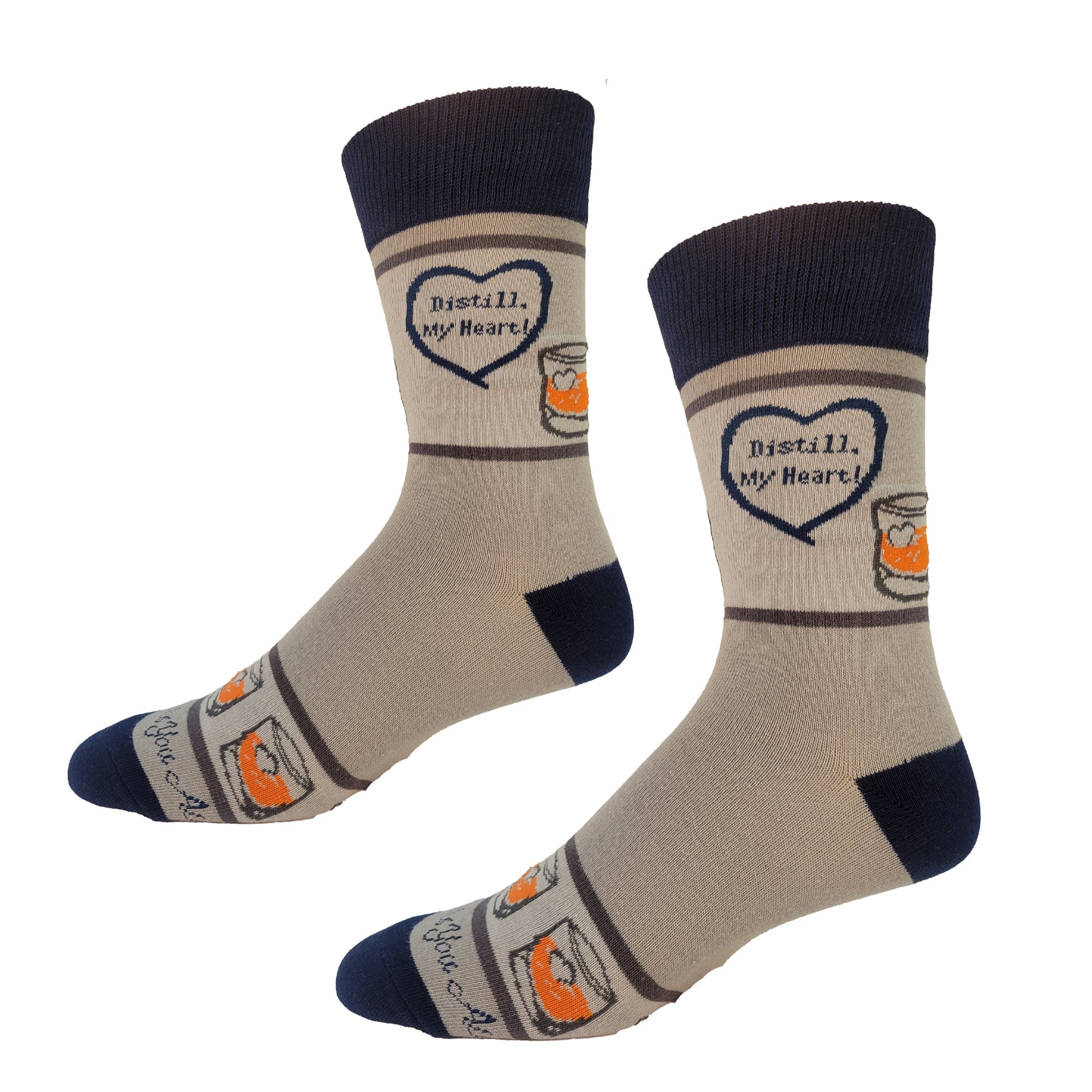 Distill My Heart Mens Socks