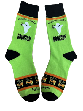My Favorite Spirit is Bourbon Men's Socks