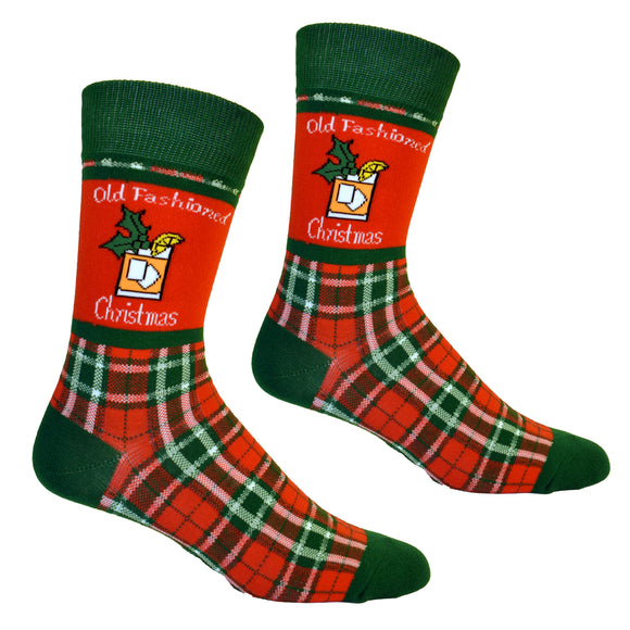 Old Fashioned Christmas Men's Socks