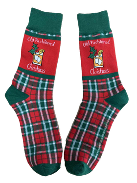 Old Fashioned Christmas Men's Socks