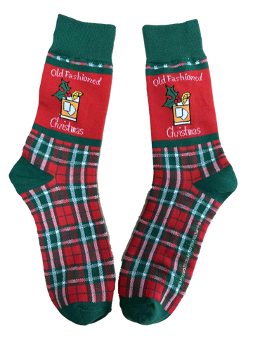Old Fashioned Christmas Men's Socks
