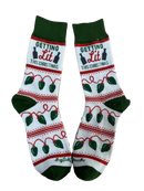 Getting Lit This Christmas Men's Socks-1