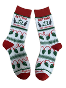 Getting Lit This Christmas Women's Socks-1