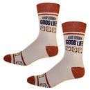 Good Bourbon Good Life Men's Socks-3