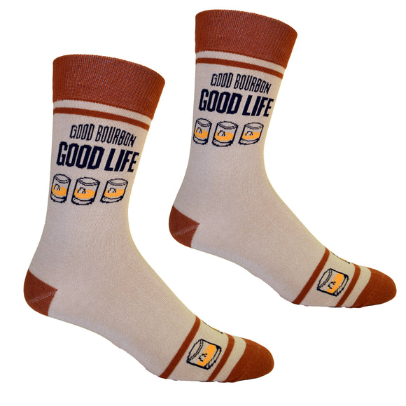 Good Bourbon Good Life Men's Socks