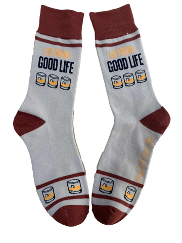 Good Bourbon Good Life Men's Socks