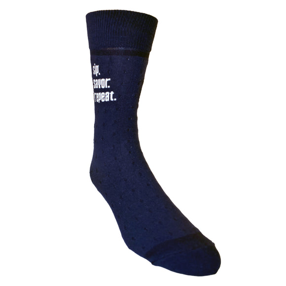 Sip Savor Repeat Men's Socks