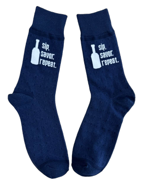 Sip Savor Repeat Men's Socks