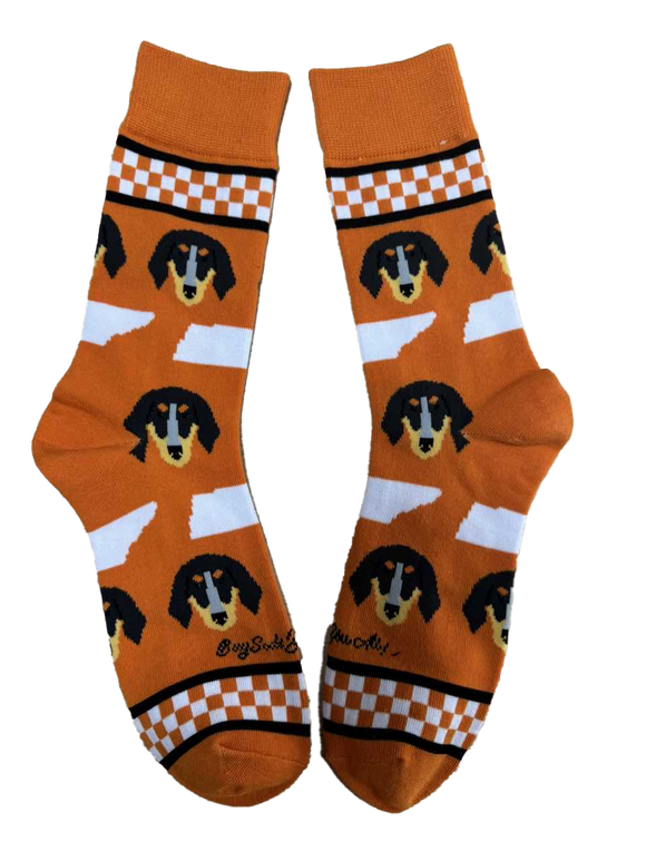 Tennessee Shapes and Coonhounds Men's Socks