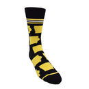 Iowa Shapes in Yellow and Black Men's Socks-3