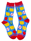 Iowa Shapes with Icons Women's Socks-1
